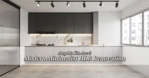 a kitchen with a marble countertop and a marble floor
