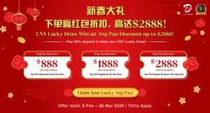 CNY Lucky Draw Ang Pao Discount 15mm Premium Plywood Singapore